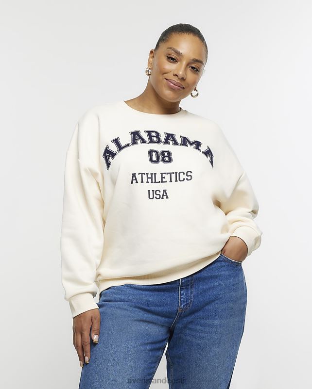 kehakate beež naised River Island pluss graafiline dressipluus 44TLL5081