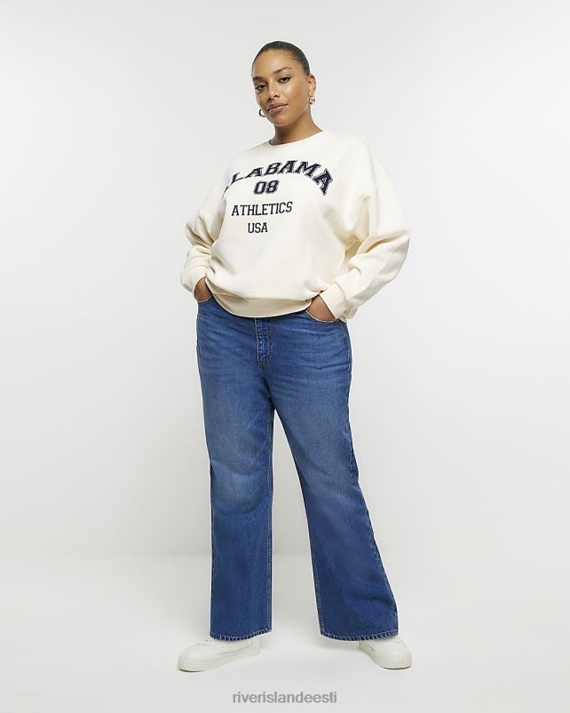 kehakate beež naised River Island pluss graafiline dressipluus 44TLL5081