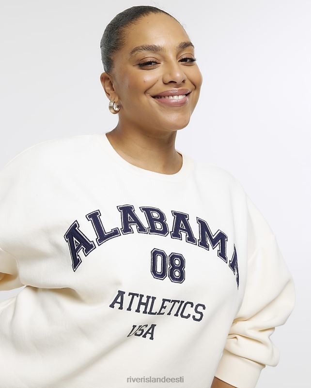 kehakate beež naised River Island pluss graafiline dressipluus 44TLL5081