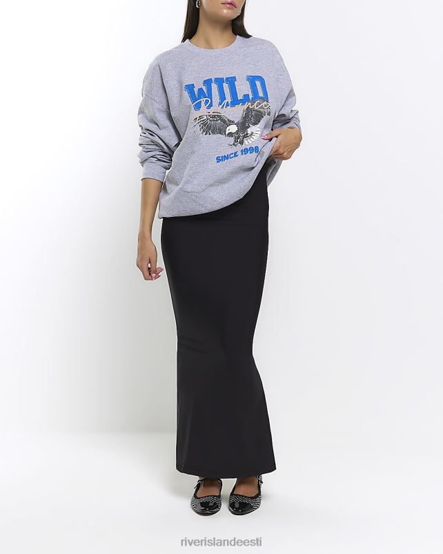 kehakate hall naised River Island graafiline dressipluus 44TLL679