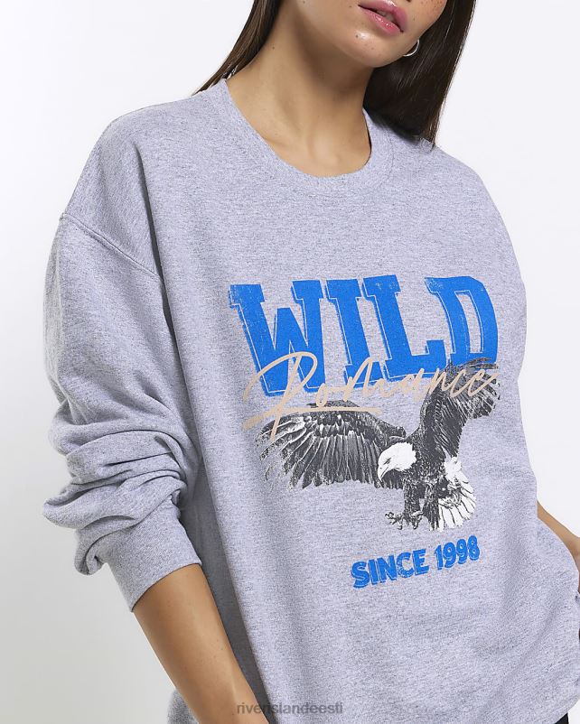 kehakate hall naised River Island graafiline dressipluus 44TLL679