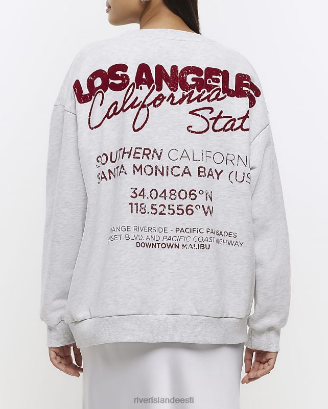 kehakate hall naised River Island los angelesi graafiline dressipluus 44TLL754