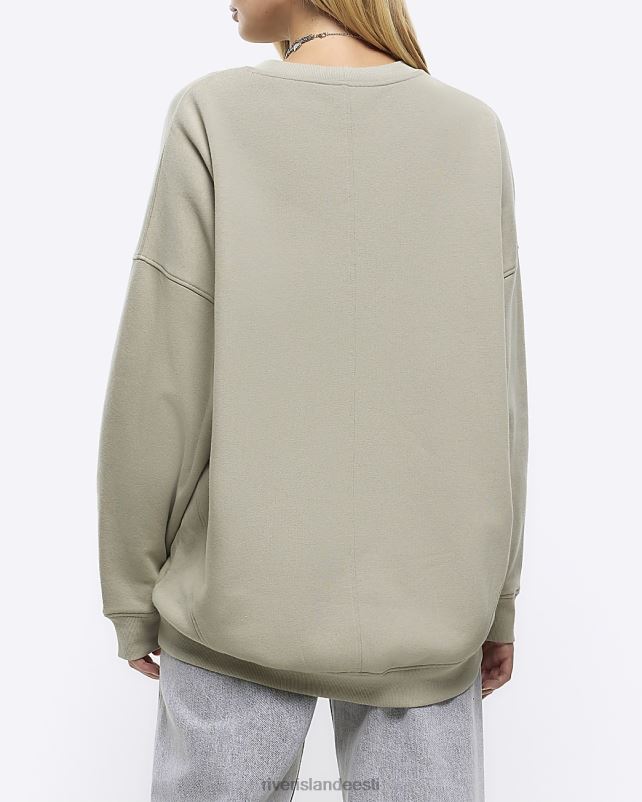 kehakate khaki naised River Island ülisuur dressipluus 44TLL576