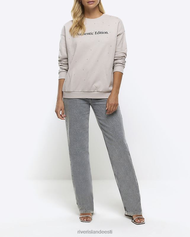 kehakate kreem naised River Island kaunistatud dressipluus 44TLL4579