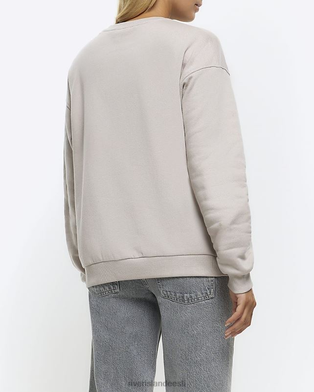 kehakate kreem naised River Island kaunistatud dressipluus 44TLL4579