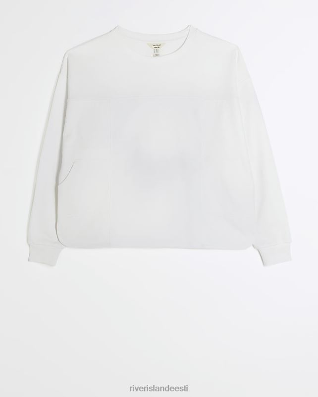 kehakate kreem naised River Island tasku detailiga dressipluus 44TLL3950