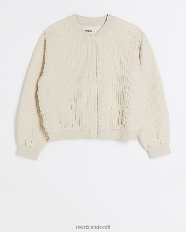 kehakate kreem naised River Island tepitud bomber dressipluus 44TLL3945