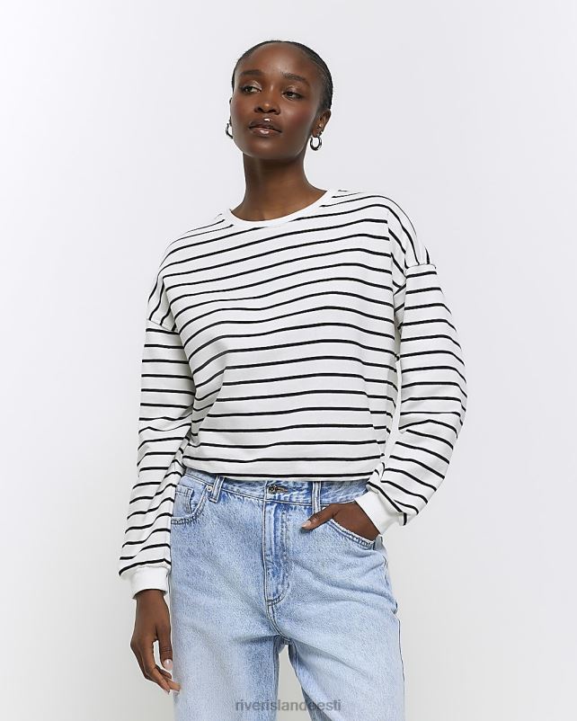 kehakate kreem naised River Island triibuline dressipluus 44TLL987