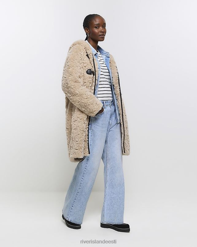 kehakate kreem naised River Island triibuline dressipluus 44TLL987