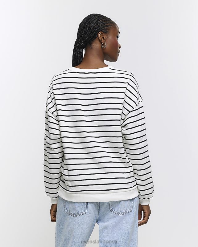 kehakate kreem naised River Island triibuline dressipluus 44TLL987