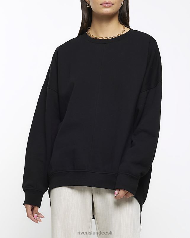 kehakate must naised River Island ülisuur dressipluus 44TLL577