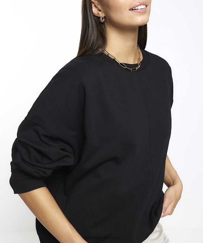 kehakate must naised River Island ülisuur dressipluus 44TLL577