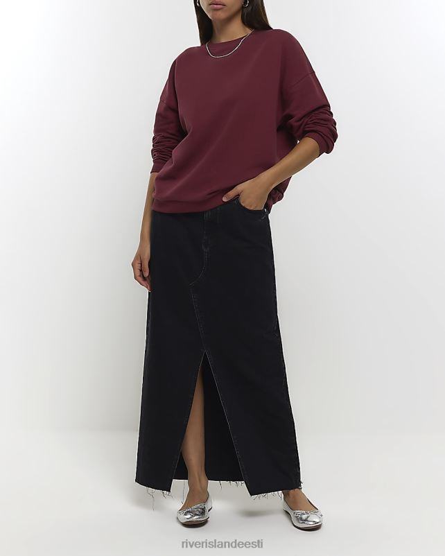 kehakate punane naised River Island pikkade varrukatega dressipluus 44TLL993