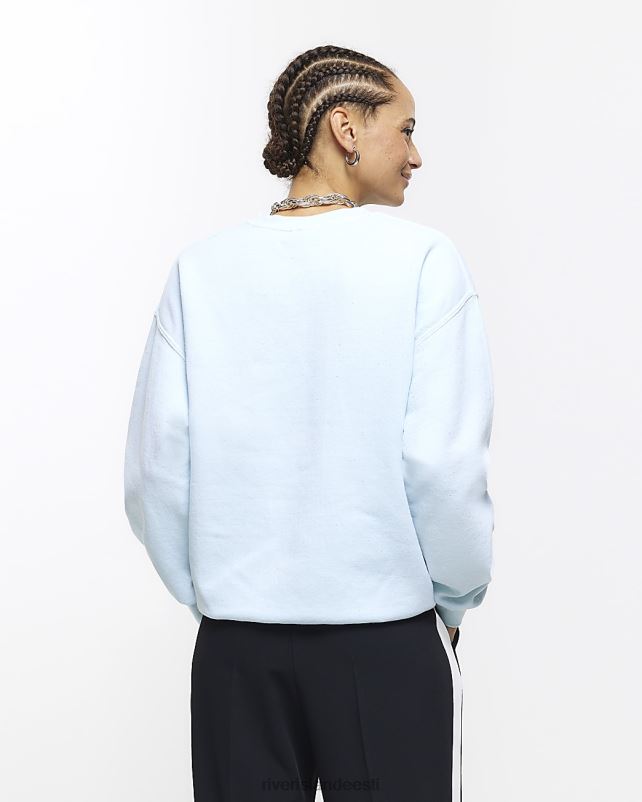 kehakate sinine naised River Island graafiline dressipluus 44TLL3885