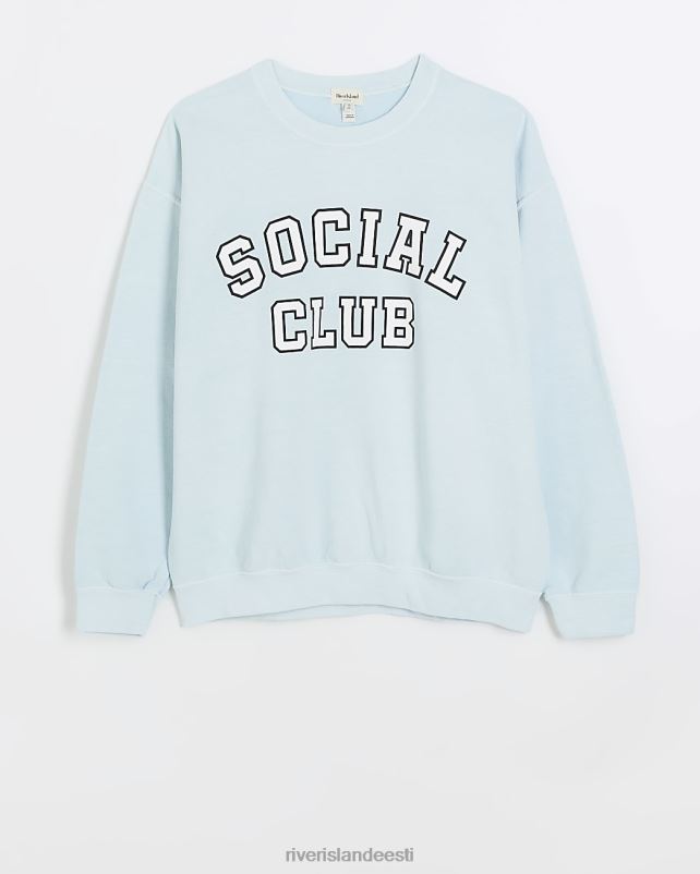 kehakate sinine naised River Island graafiline dressipluus 44TLL3885