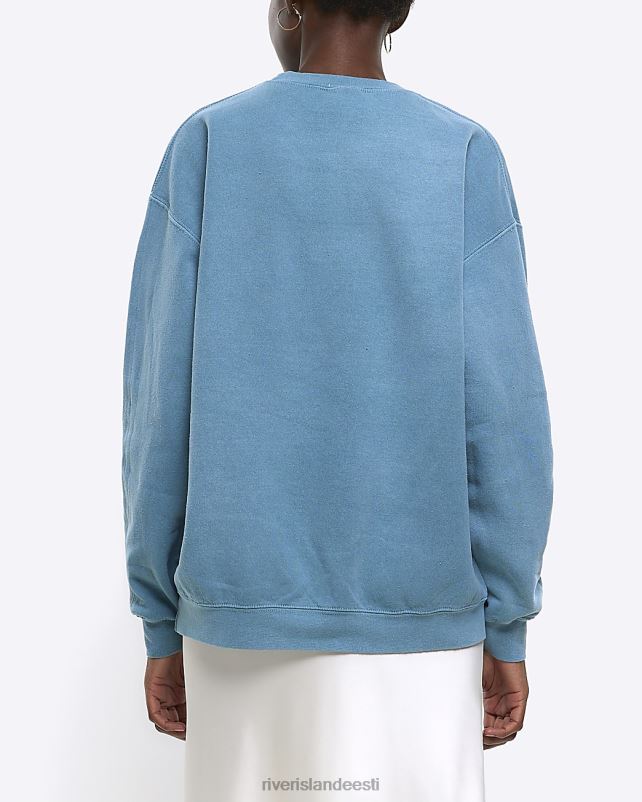 kehakate sinine naised River Island graafiline dressipluus 44TLL675