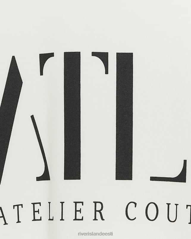 kehakate valge naised River Island graafiline dressipluus 44TLL3899