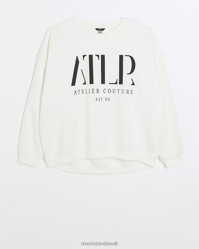 kehakate valge naised River Island graafiline dressipluus 44TLL3899