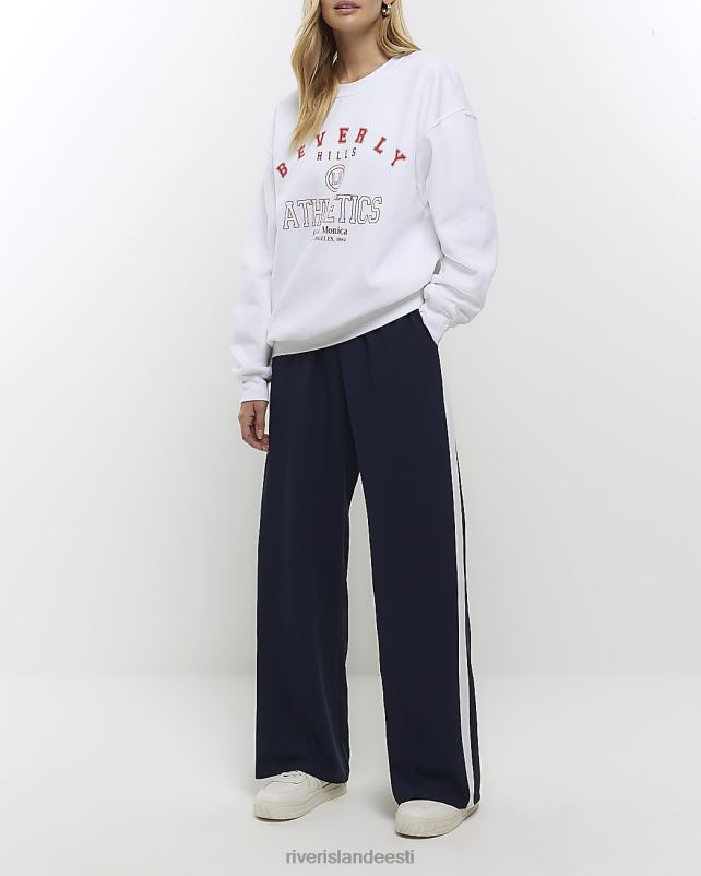 kehakate valge naised River Island graafilise trükiga dressipluus 44TLL683