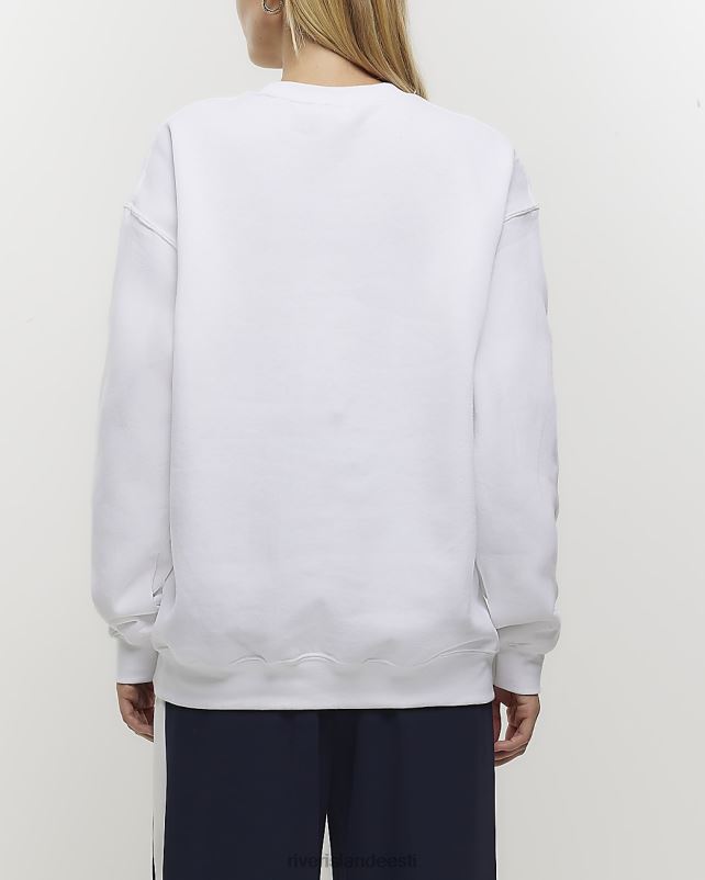 kehakate valge naised River Island graafilise trükiga dressipluus 44TLL683