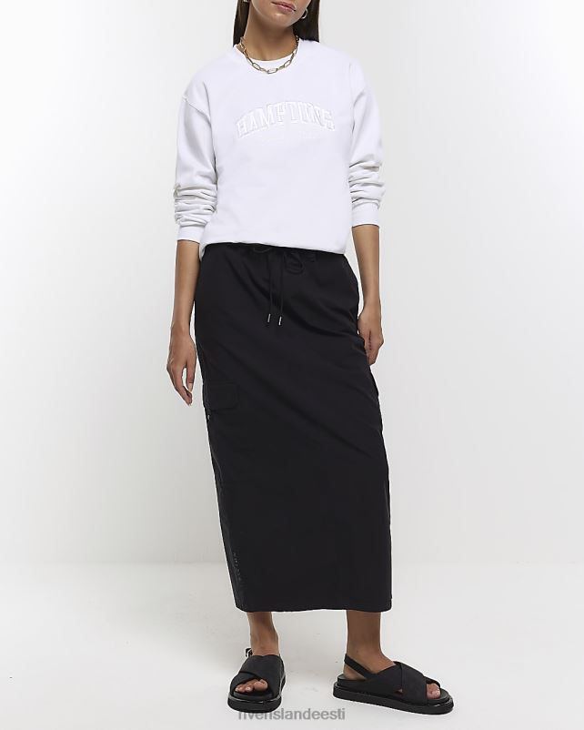 kehakate valge naised River Island tikitud dressipluus 44TLL4587