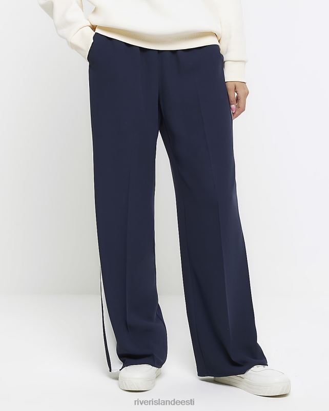 kehakate merevägi naised River Island küljetriibuga laia säärega sörkijad 44TLL947