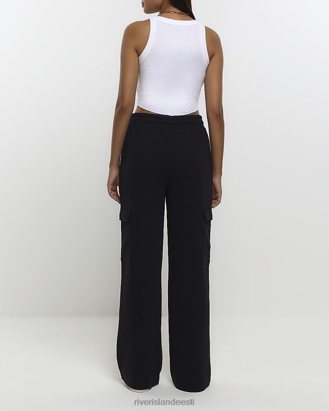 kehakate must naised River Island laia jalaga kaubajooksjad 44TLL1252