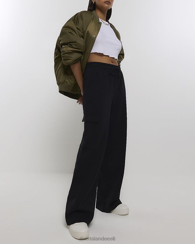 kehakate must naised River Island laia jalaga kaubajooksjad 44TLL1252