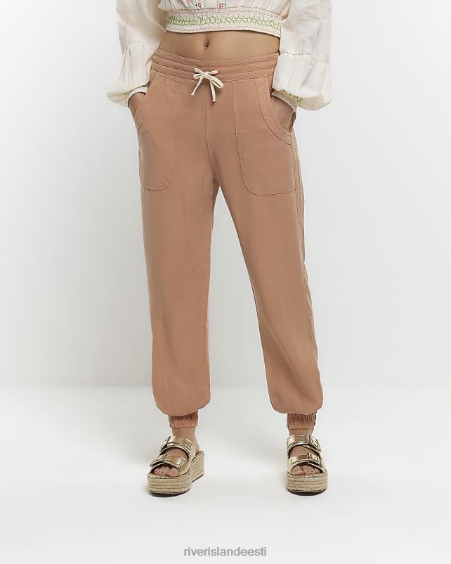 kehakate pruun naised River Island lüotselli mansetiga sörkijad 44TLL1290