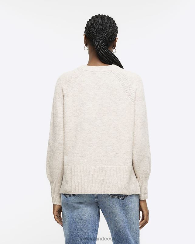kehakate beež naised River Island kootud kampsun 44TLL118