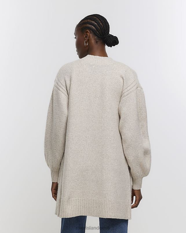 kehakate beež naised River Island kootud kardigan 44TLL4545