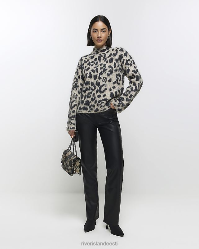 kehakate beež naised River Island loomamustriga hüppaja 44TLL3908