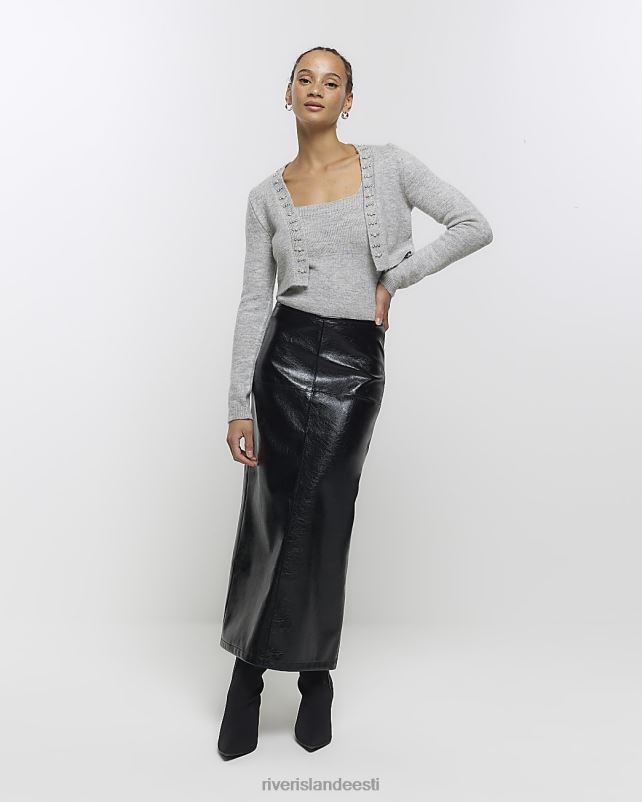 kehakate hall naised River Island kaunistatud kardiganvestide komplekt 44TLL669