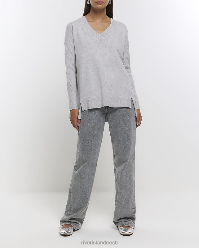 kehakate hall naised River Island v-kaelusega kampsun 44TLL931