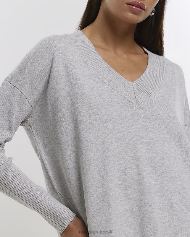 kehakate hall naised River Island v-kaelusega kampsun 44TLL931