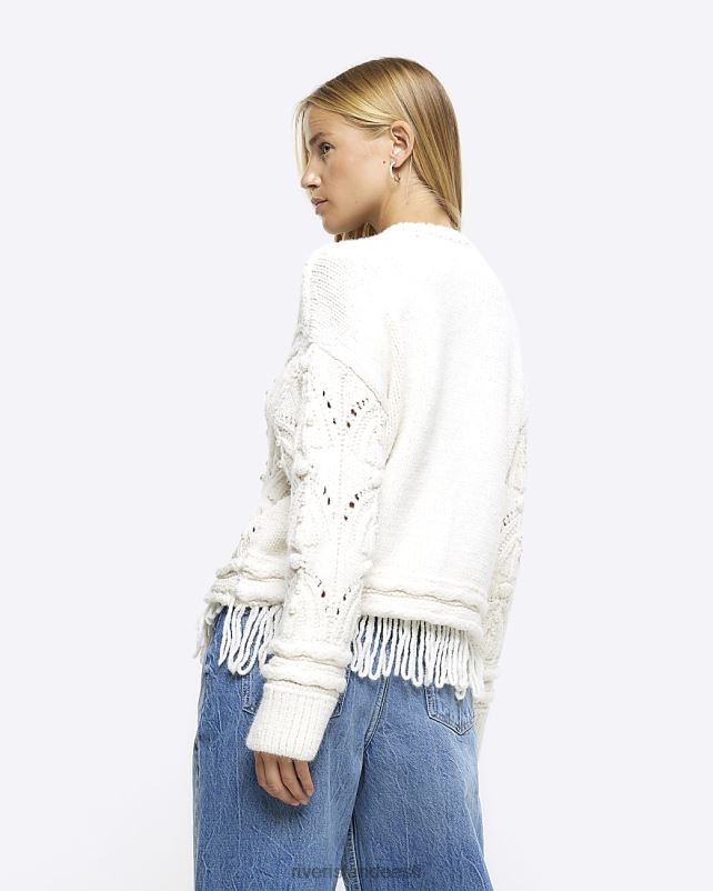 kehakate kreem naised River Island kaabliga kootud narmastega hüppaja 44TLL130