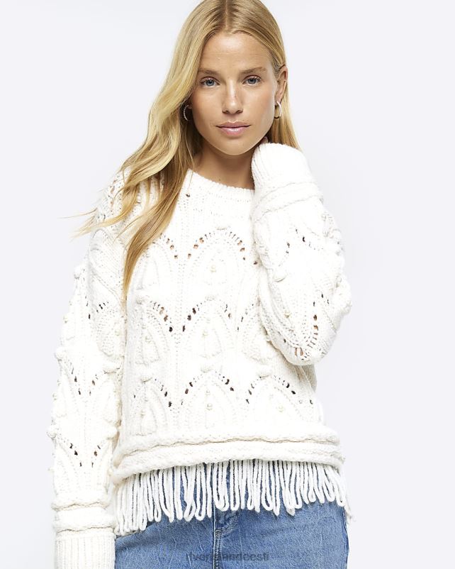 kehakate kreem naised River Island kaabliga kootud narmastega hüppaja 44TLL130