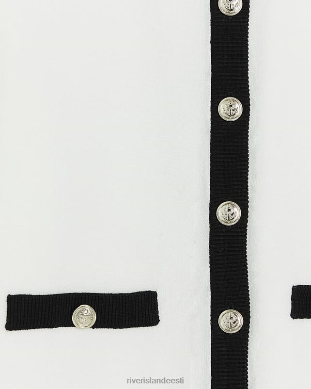 kehakate kreem naised River Island nööbiga kootud kardigan 44TLL3796