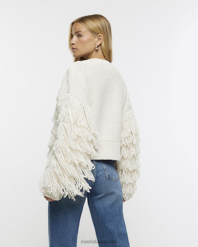 kehakate kreem naised River Island narmastega detailidega kardigan 44TLL504