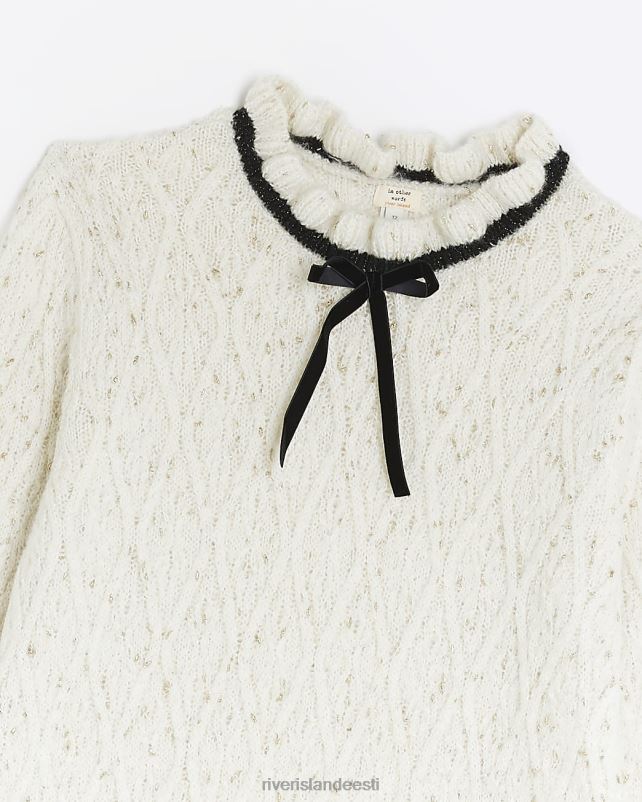 kehakate kreem naised River Island sametist lipsu kampsun 44TLL3780