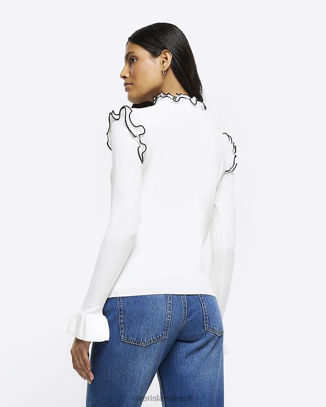 kehakate kreem naised River Island volangdetailide hüppaja 44TLL1236