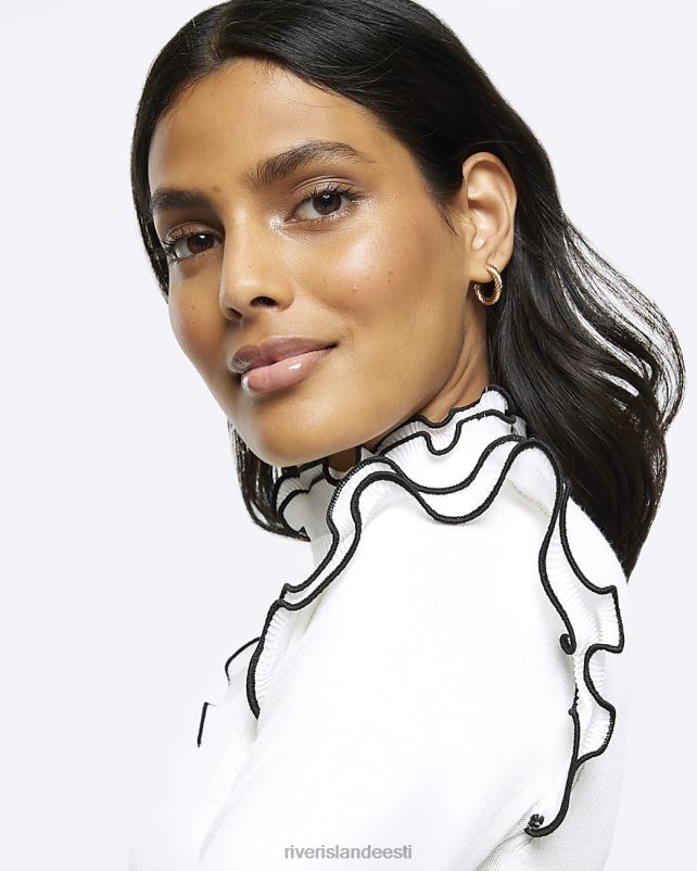 kehakate kreem naised River Island volangdetailide hüppaja 44TLL1236