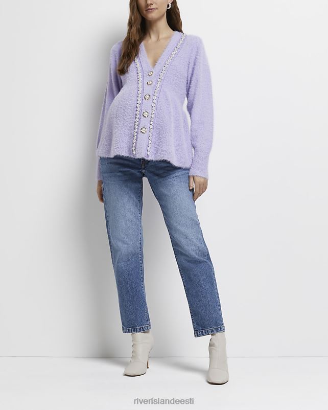 kehakate lilla naised River Island rasedate peplum kardigan 44TLL5369