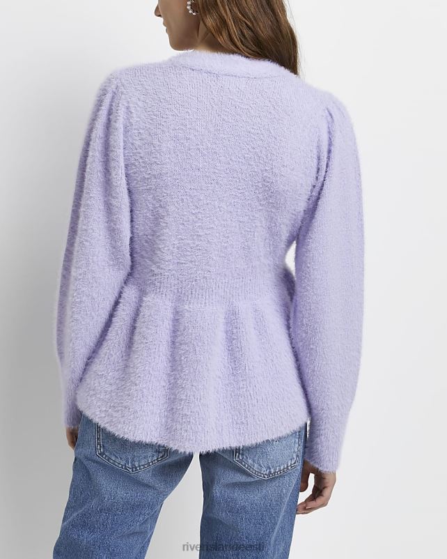 kehakate lilla naised River Island rasedate peplum kardigan 44TLL5369