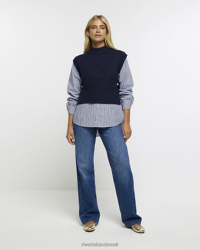 kehakate merevägi naised River Island särgi varrukatega kampsun 44TLL662