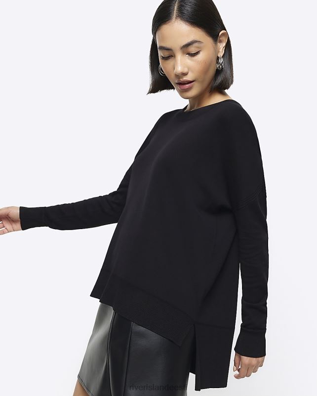 kehakate must naised River Island peenelt kootud kampsun 44TLL450