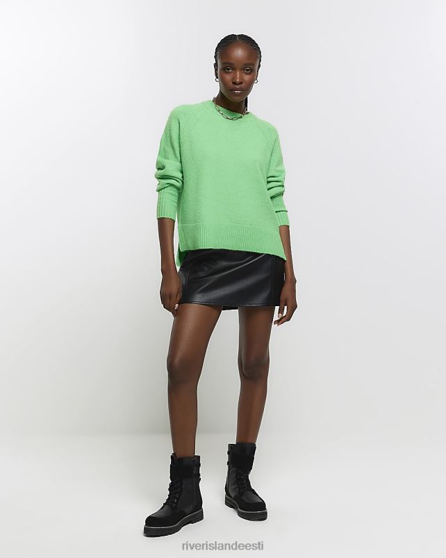 kehakate roheline naised River Island kootud kampsun 44TLL122