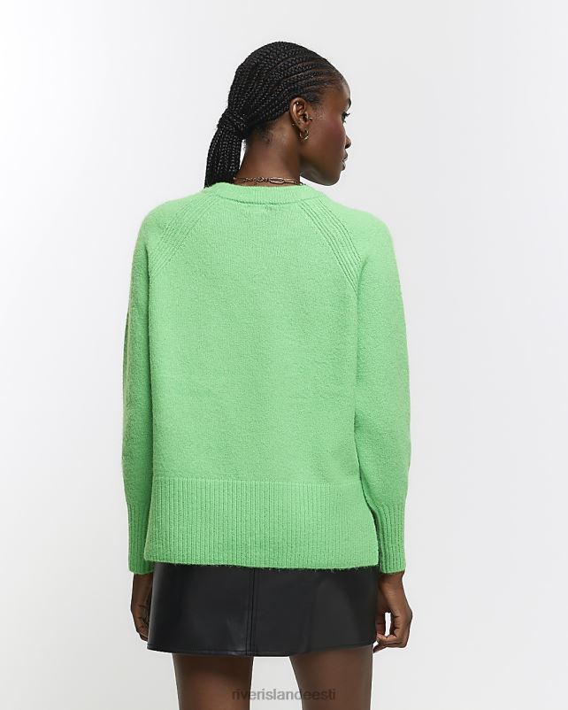 kehakate roheline naised River Island kootud kampsun 44TLL122