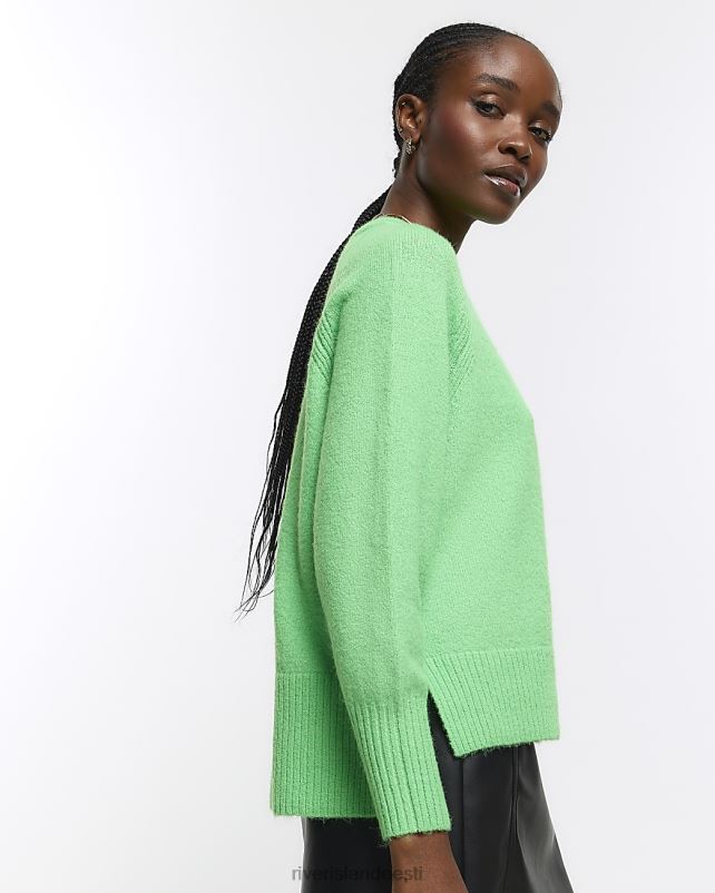 kehakate roheline naised River Island kootud kampsun 44TLL122