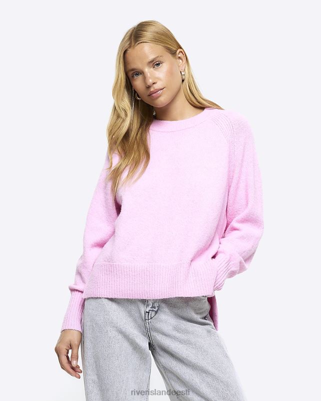 kehakate roosa naised River Island kootud kampsun 44TLL124